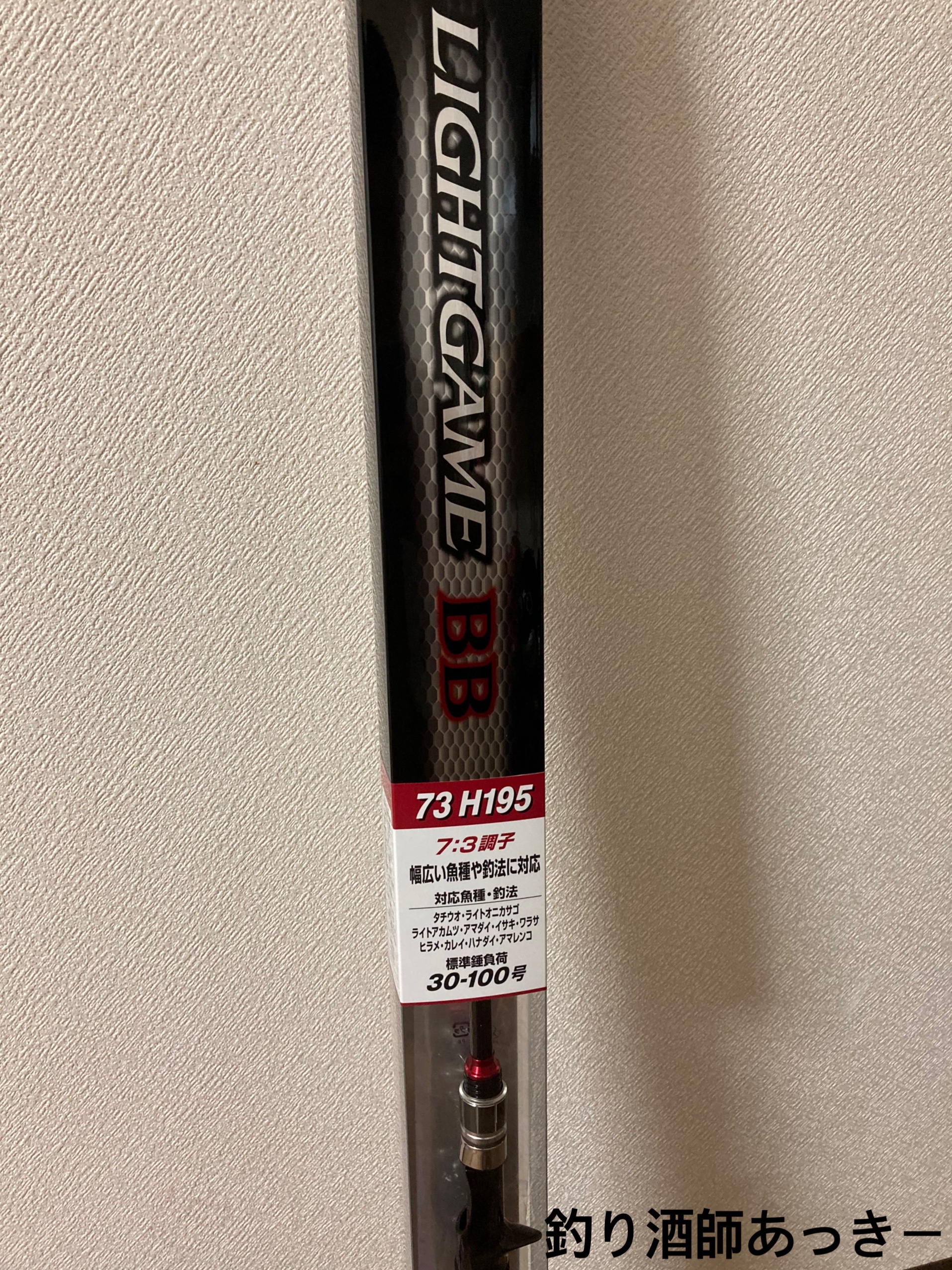 シマノ 19 ライトゲームBB TYPE73 H195 – 東京湾 船タチウオ・アジ