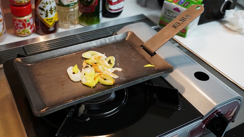 270【キャンプ】ヒロシ NO.164 ソロ用鉄板セット【独焼鉄板4.5mm】の