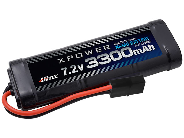 XPOWER Ni-MH 7.2V 3300mAh タミヤタイプコネクター | Hitec Multiplex