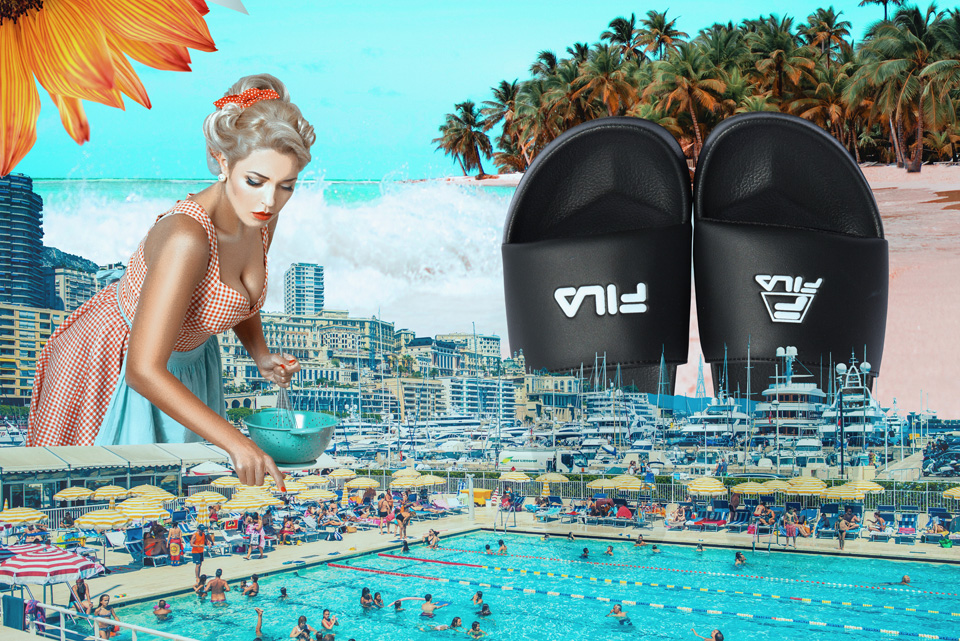 フィラから、人気スポーツサンダルである DRIFTER 96 をベースに KICKS