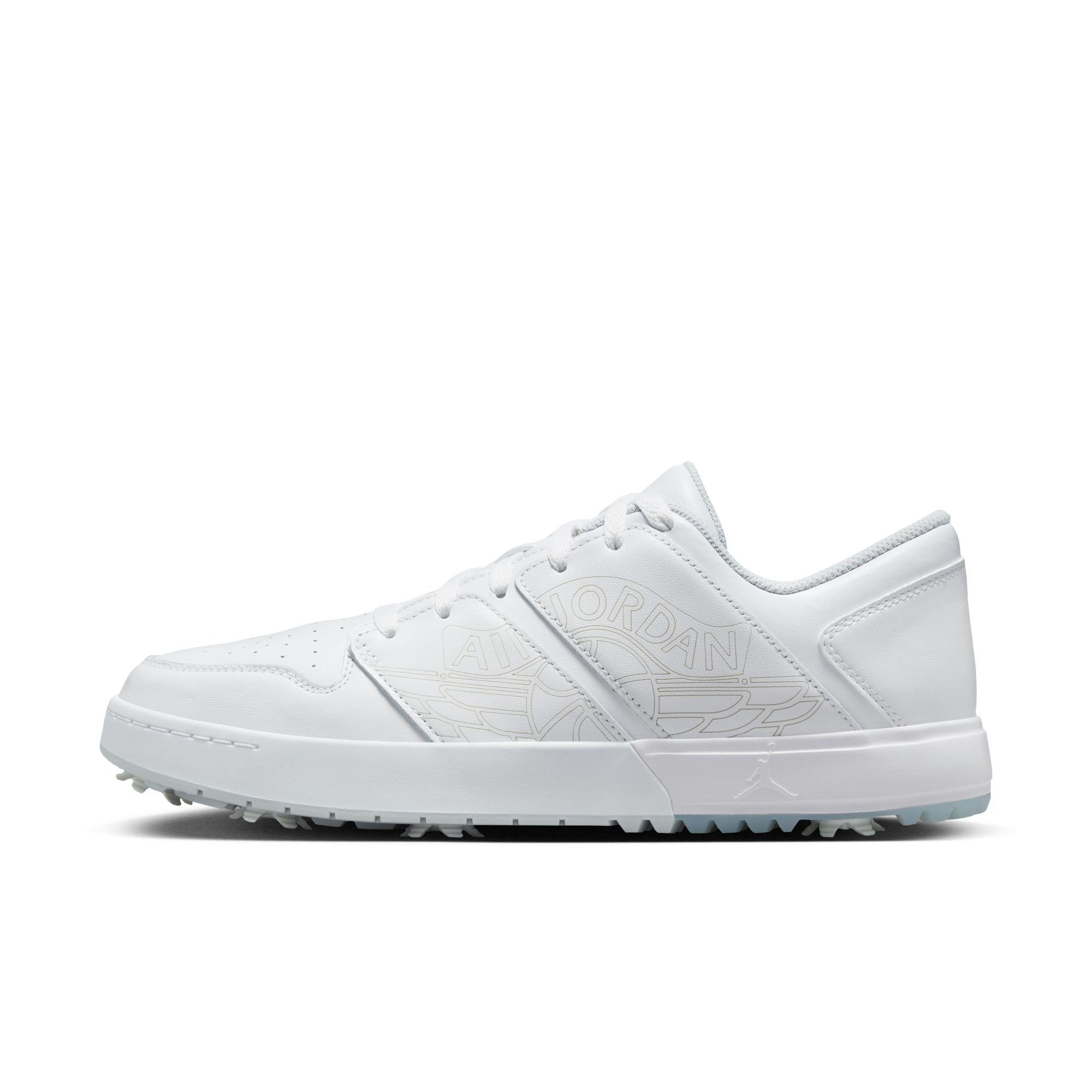 Jordan NU Retro Low G Spiked Golf Shoe - White | NIKE | Golf Shoes