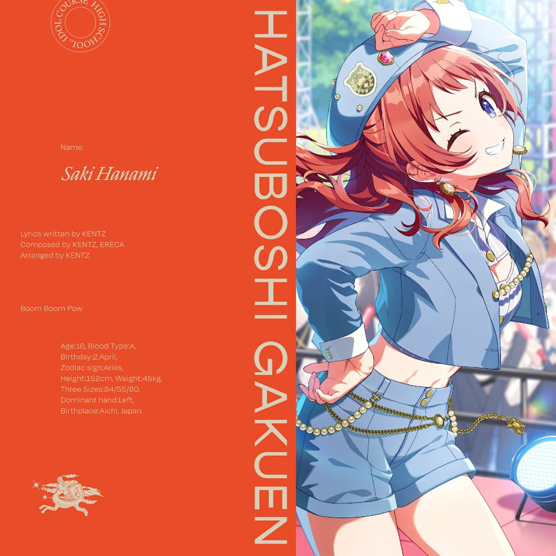 Listen to Boom Boom Pow - Saki Hanami 初星学園 by Honeyimas in