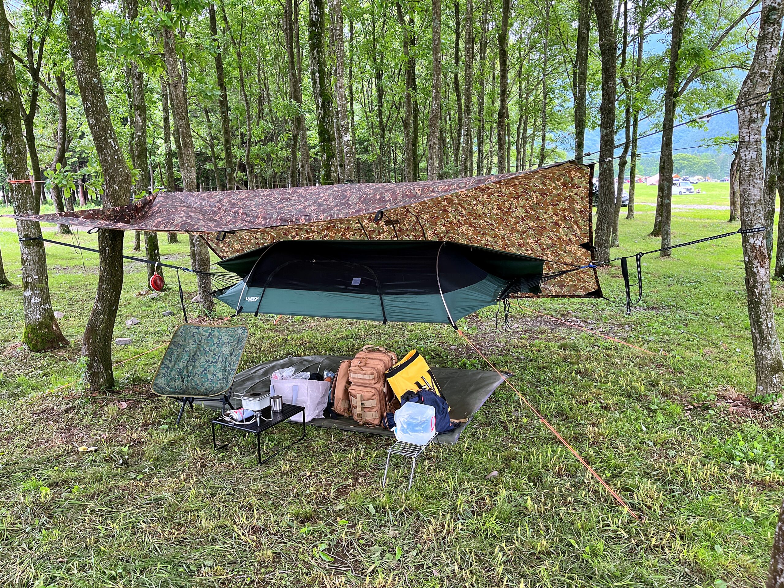 2泊して分かった ローソンハンモックのリアルと設営のコツを全部