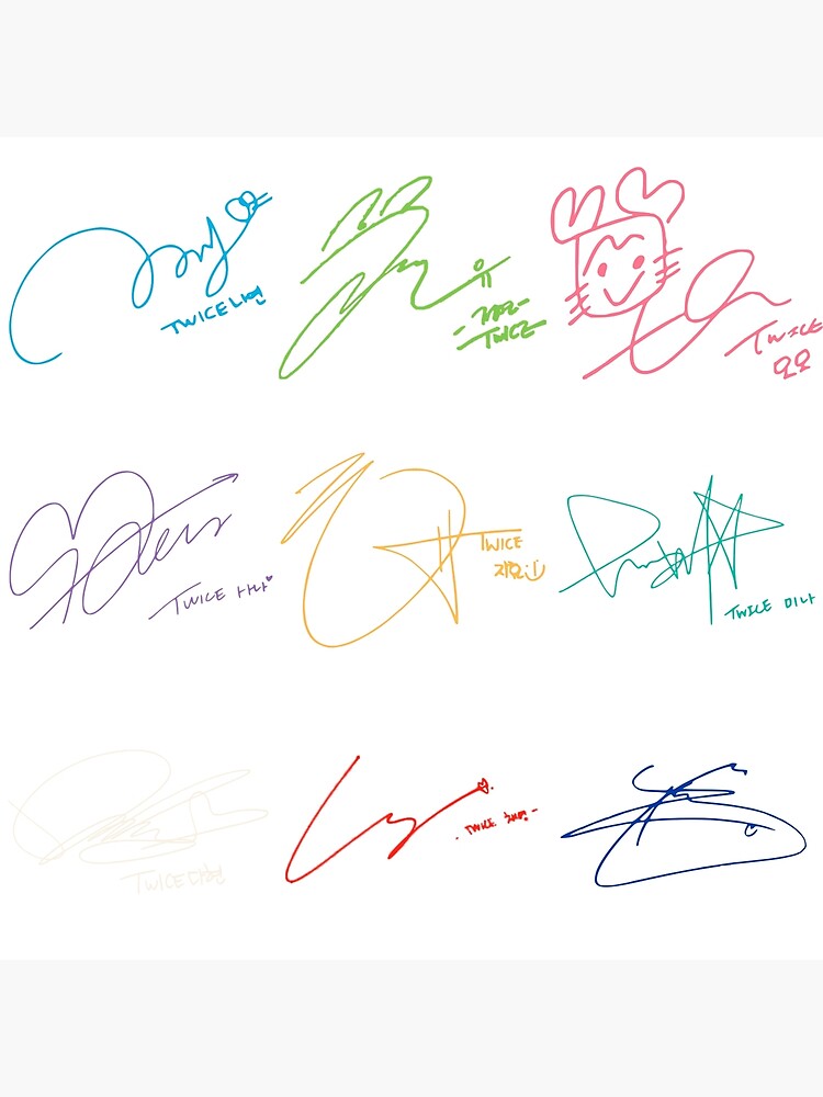 twice signatures (color)