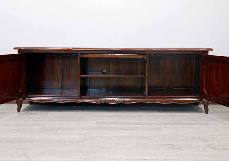 テレビボード マホガニー 180cm ローキャビネット テレビ台 – 輸入家具