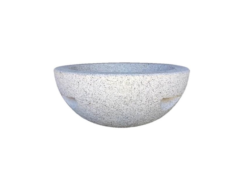 餅つき用石臼・石臼台セット【2升半用】+ハイブリッド杵2本付