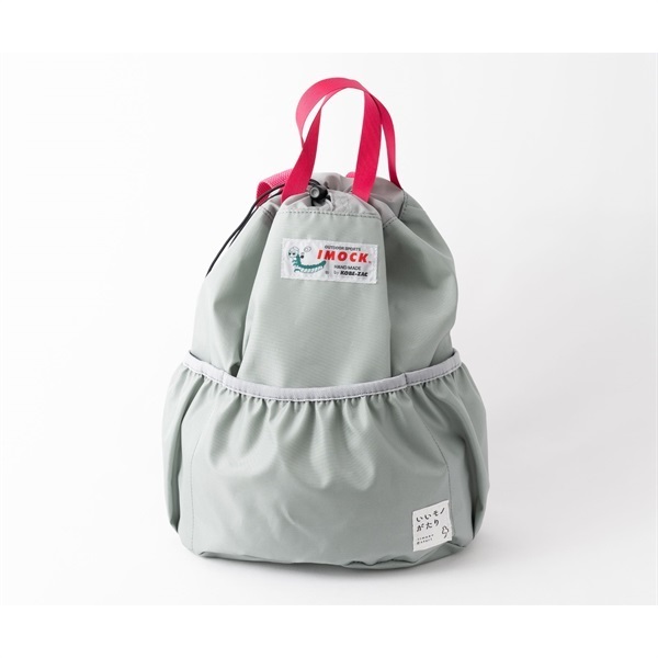 IMOCK -KOBE ZAC- x いいモノがたり きんちゃくザック アッシュグレー