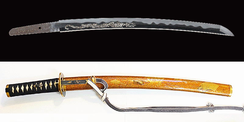 一竿子粟田口忠綱 彫同作Ikkanshi Awataguchi Tadatsuna Carving by