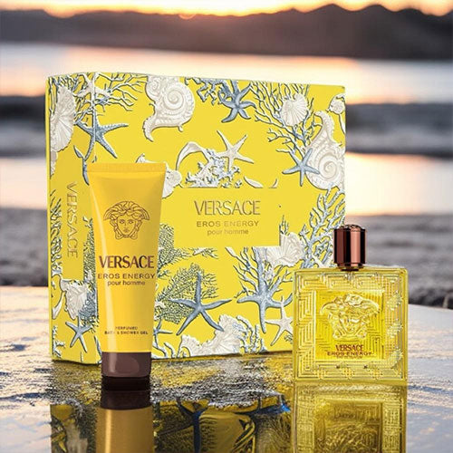 SET VERSACE EROS ENERGY EDP 100ml + BODY LOTION ヴェルサーチ