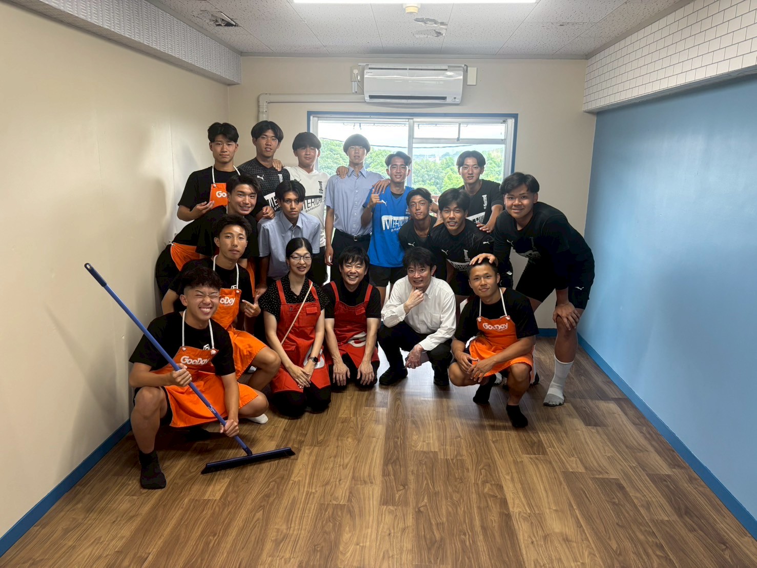 飯塚高校 愛宕寮 DIY改修第一弾をお披露目～グッデイとの共創