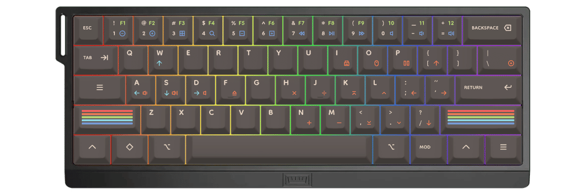 Custom keycaps for Wooting 60HE+