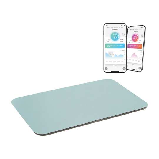 体重測定できる スマートバスマット 体重計 25-7320-01 issin