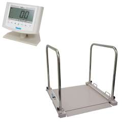 ヤマト バリアフリー体重計(検定品) スタンド付 車いす用体重計 24