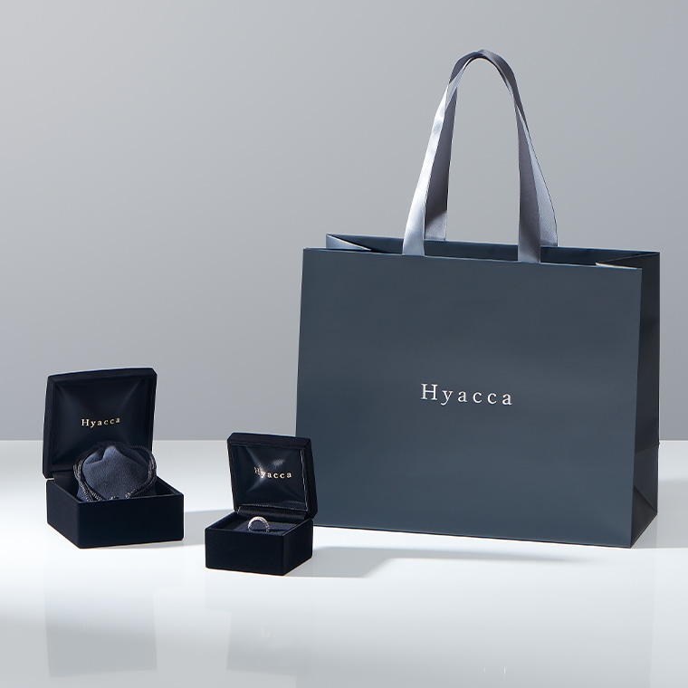 AI007]K18サファイア/ダイヤモンド/ネックレス(ゴールド): Hyacca