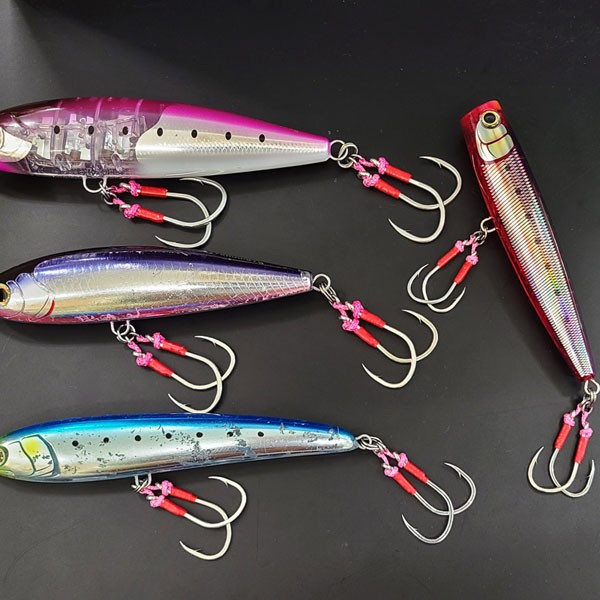 自作シングルフックタングステンウェイト調整モデル