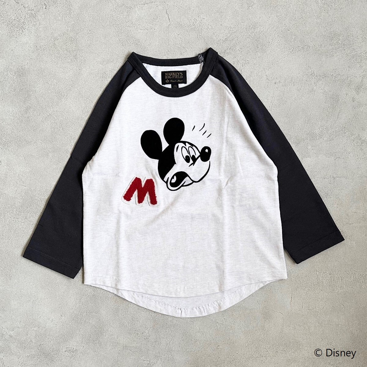 ミッキーマウス/ラグランロンT（80～150cm） | マーキーズ(MARKEY'S