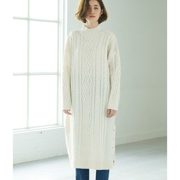 ケーブルニットワンピース | ロペピクニック(ROPE' PICNIC) | マルイ