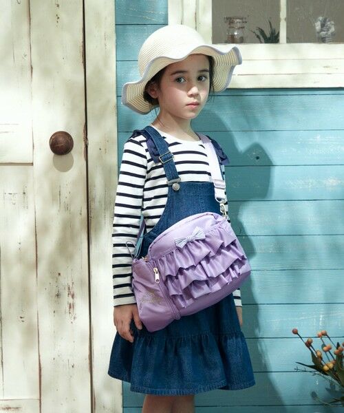 セール】 【3WAY 】ボトルホルダー付 フリル ショルダーバッグ