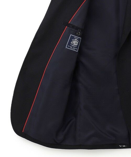 定番】ペピンメリノサキソニー 紺ブレザー / 総裏地 （テーラード