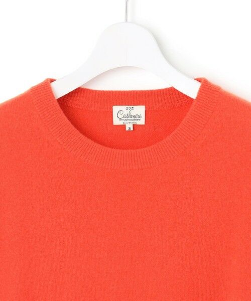 セール】 【Oggi2月号掲載/洗える】ピュアカシミヤ クルーネック