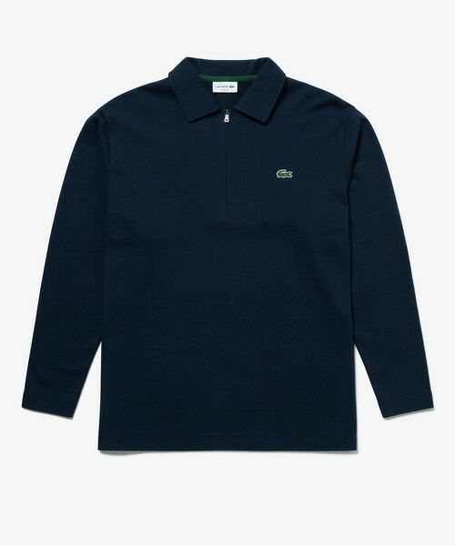 セール】 裏パイルハーフジップ ポロシャツ （ポロシャツ）｜LACOSTE