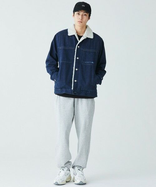 セール】 ボアライニングデニムジャケット （ブルゾン）｜LACOSTE