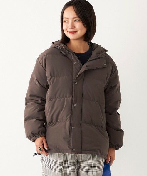 セール】 SHIPS Colors:ストレッチ タフタ ショート ダウン （ダウン