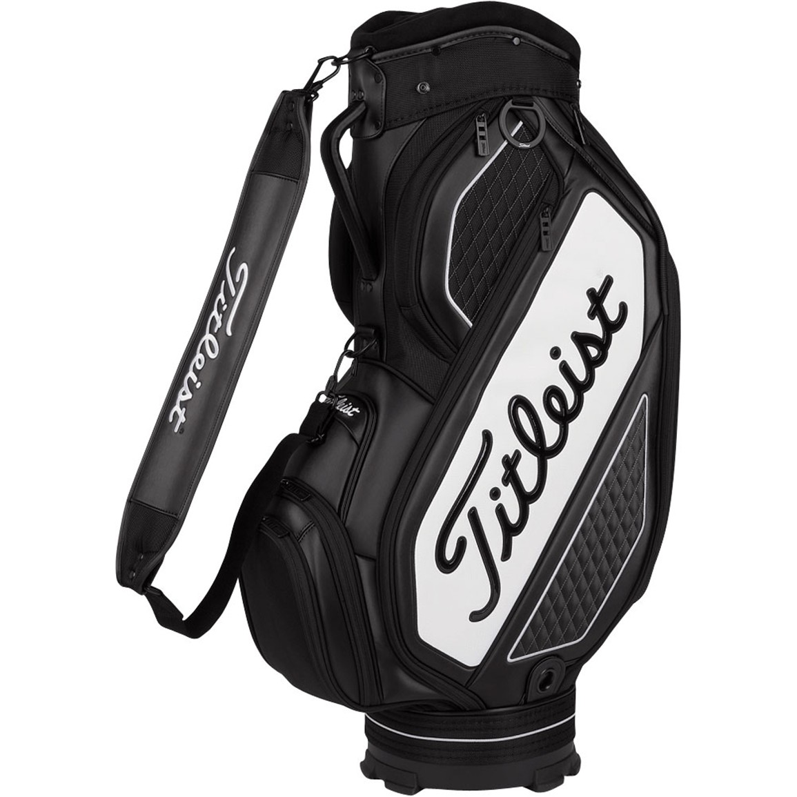 Titleist Jet Black Mid Size Golf Staff Bag | TGW
