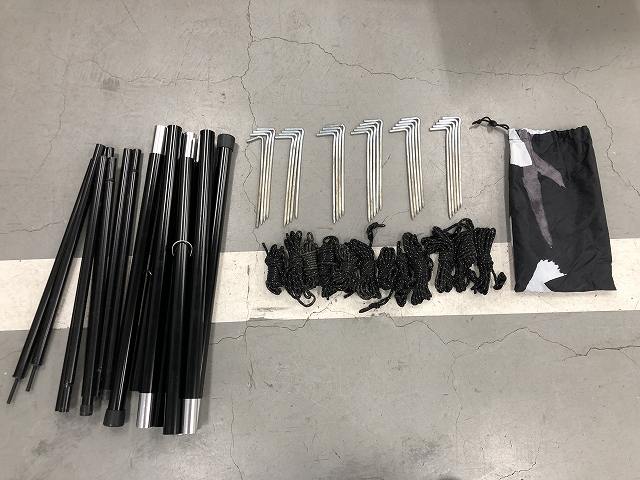 2ポールシェルター JIブラック | アウトドア用品・アウトドアグッズの