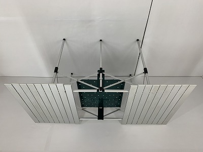 バーベキューグリルラック付アルミロールテーブル | アウトドア用品