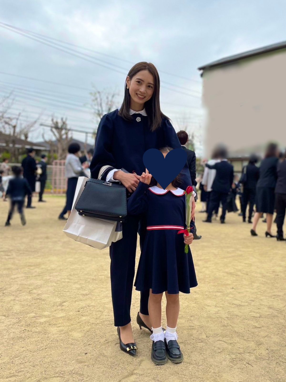 ネイビーで【卒入園・入学】なら「セットアップ」で！関西ママSNAP | VERY