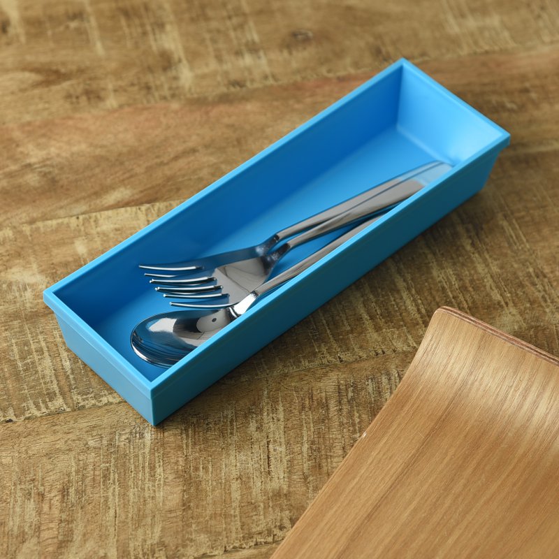 カトラリーケース L マットブルー - カフェ食器通販のお店・プチスーベニア