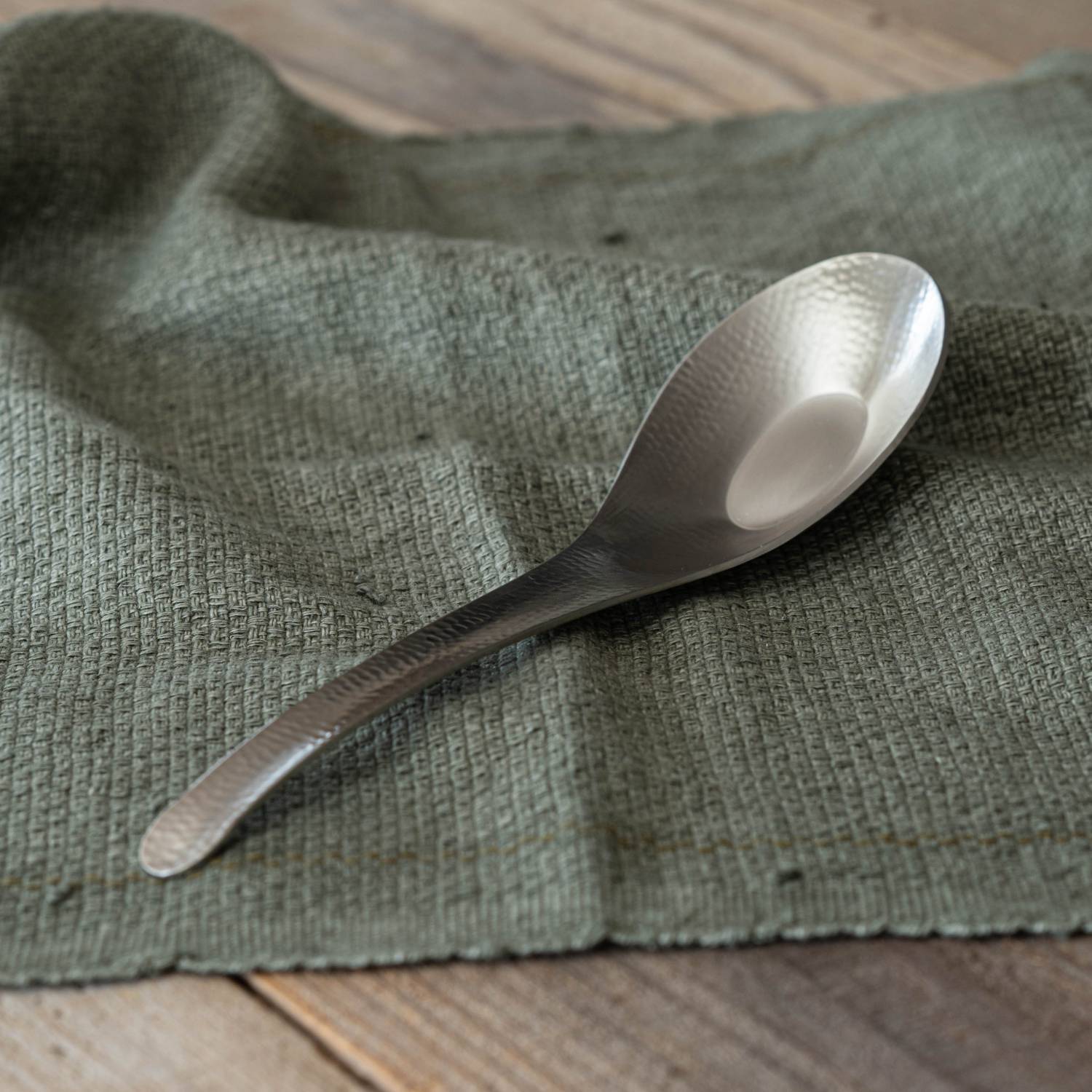 佐藤金属興業 SALUS なごみ槌目和風カトラリー 中華レンゲスプーン