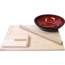ヨドバシ.com - 山一 蕎麦打ちセット(2～3人前用) ※麺切包丁無し 通販