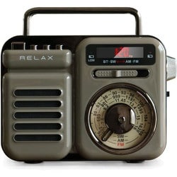 ヨドバシ.com - リラックス RELAX マルチレトロラジオクロック 手回し