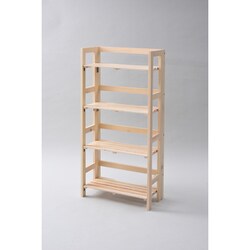 ヨドバシ.com - ヤマゼン YAMAZEN 天然木パタパタラック4段 TNP-4-NA