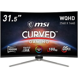 ヨドバシ.com - MSI エムエスアイ 湾曲ゲーミングモニター/31.5型/WQHD