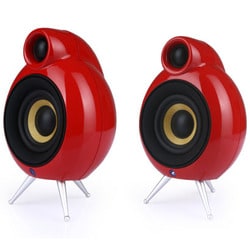 ヨドバシ.com - スキャンダイナ スピーカー ペア レッド The micropod