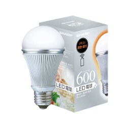 ヨドバシ.com - シャープ SHARP LED電球 E26口金 昼白色/電球色相当