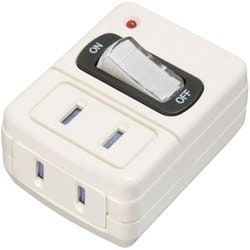 ヨドバシ.com - ヤザワ Yazawa 集中スイッチ付 雷サージタップ 2個口