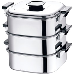 ヨドバシ.com - 神子島製作所 桃印 桃印 18-0 角型蒸器 29cm 3段