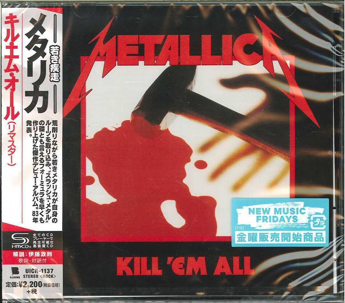 SHM-CD] Kill 'Em All Remastered Limited Edition Metallica UICR