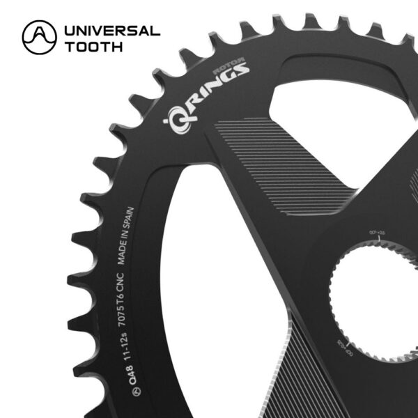 Q RINGS 1X DM UNIVERSAL TOOTH1X用 ダイレクトマウント用ユニバーサル