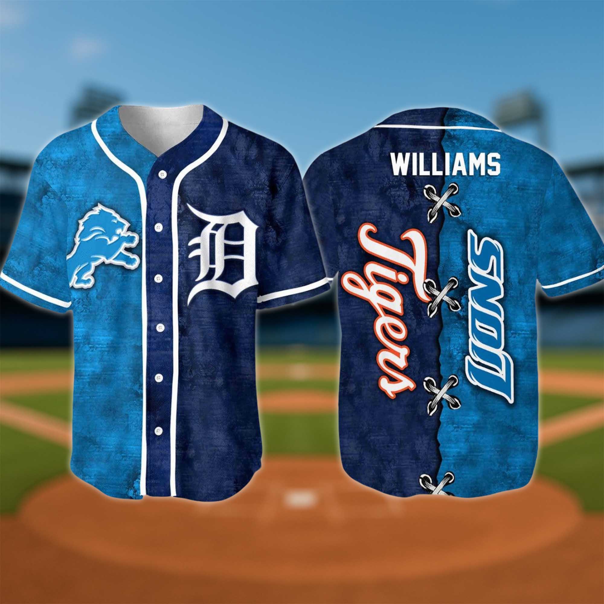 Lions and Tiger Baseball Jersey 2025