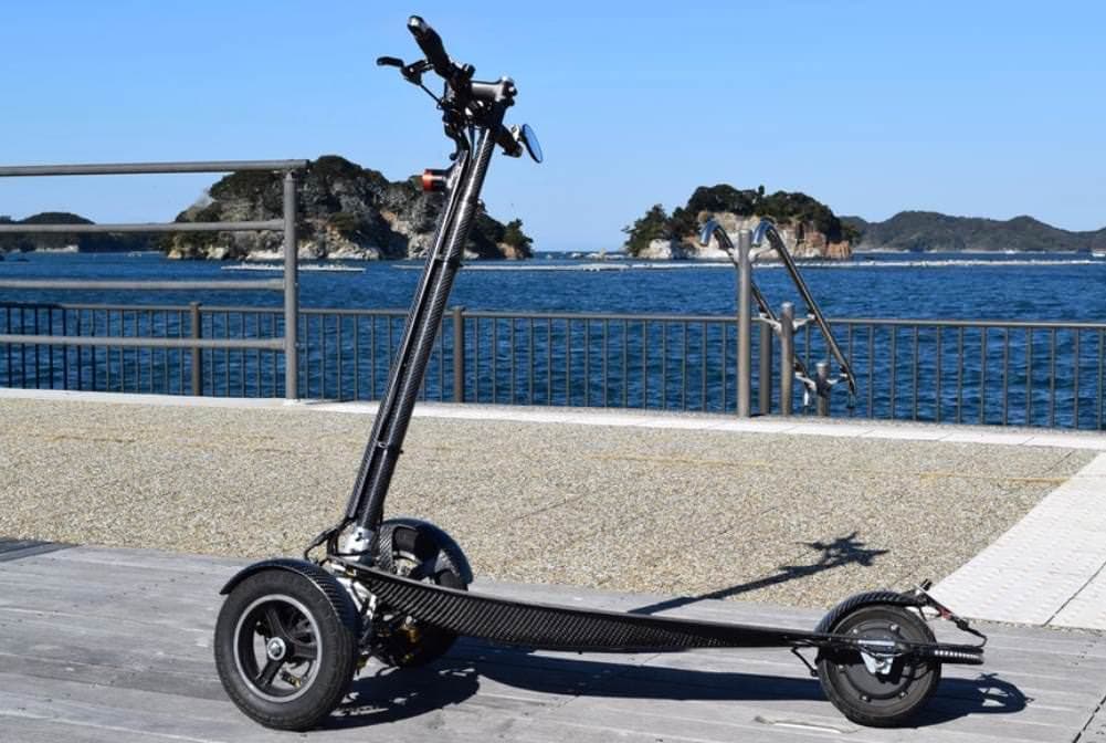 ナンバーを取得して公道を走れる電動キックボード「Sunameri」 [えん乗り]