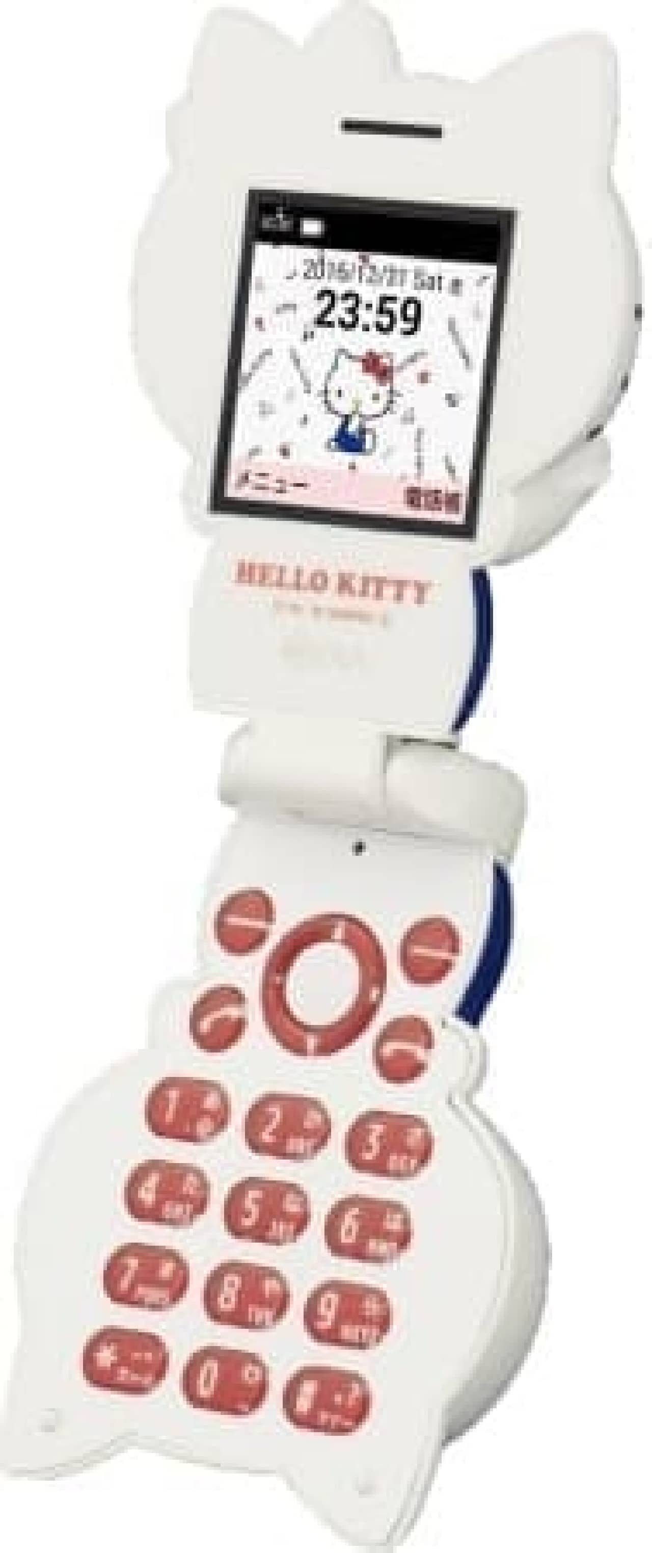 キティさんが携帯電話になった「ハローキティフォン」、いよいよ予約