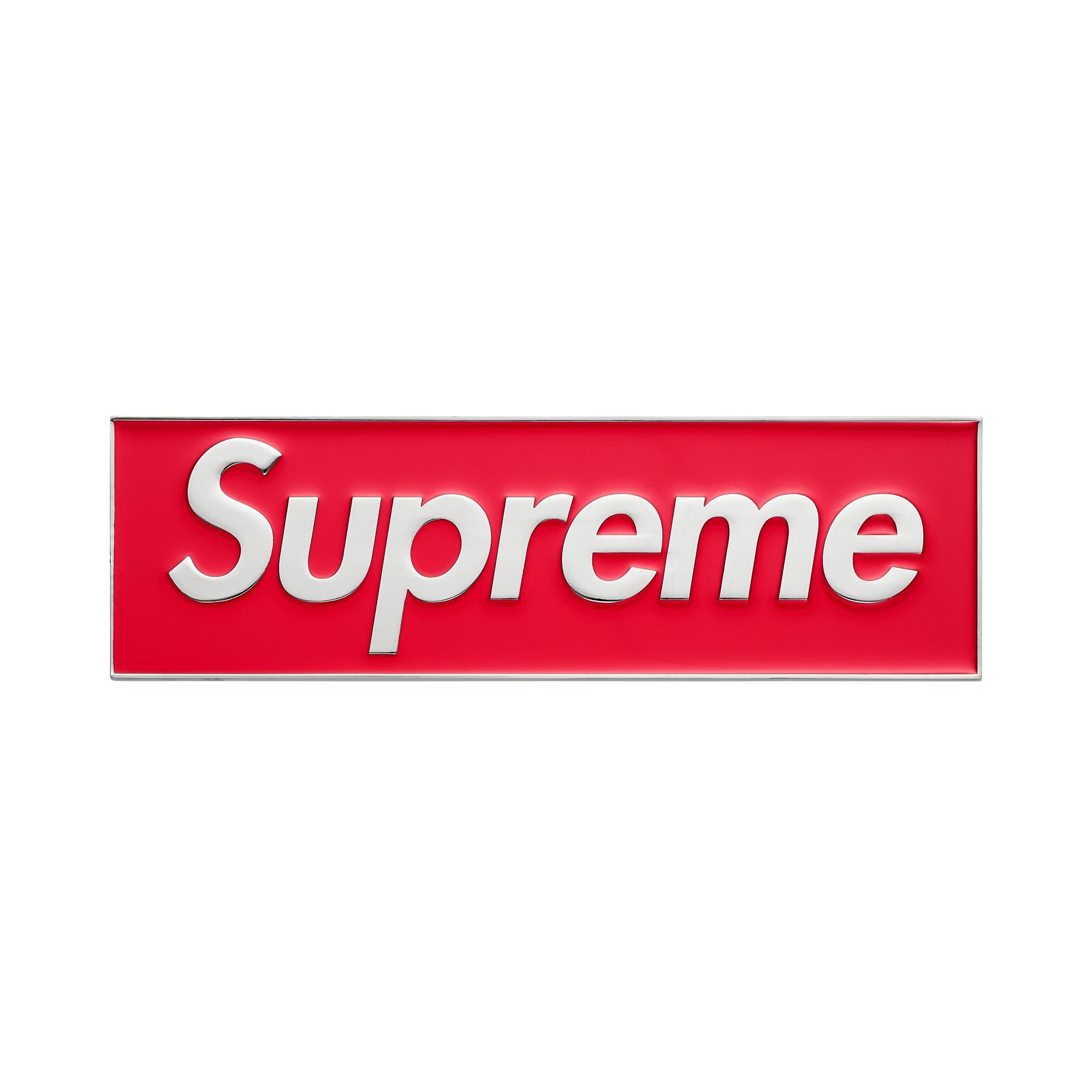 Buy Supreme Box Logo Car Emblem 'Red' - FW25A112 RED | GOAT