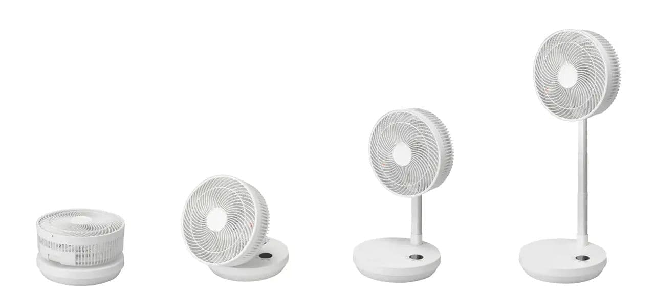 ニトリ「DCタイプコードレスコンパクト収納扇風機」持ち運び・お手入れ