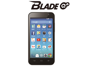ソフトバンク、プリペイド式「シンプルスタイル」スマホの「BLADE Q+