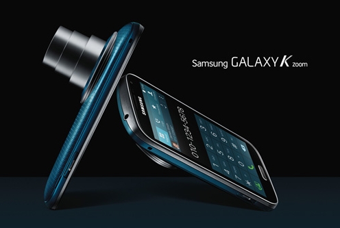Samsung GALAXY K Zoom」、光学10倍ズームレンズ搭載の2000万画素